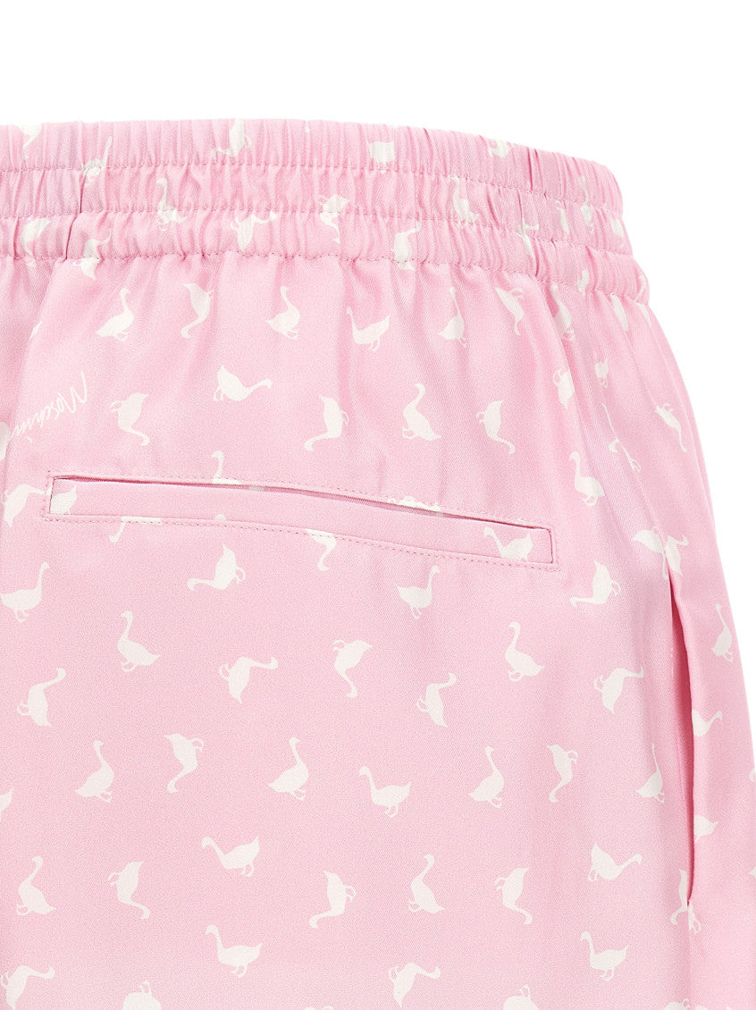 Beige Pleated shorts 4