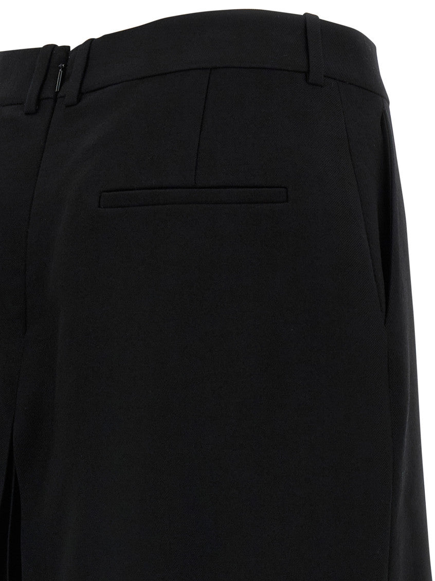 Black Midi Wool Skirt 4