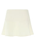 White Bouclé wool skirt 1