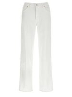 White 'Stovepipe' jeans 1