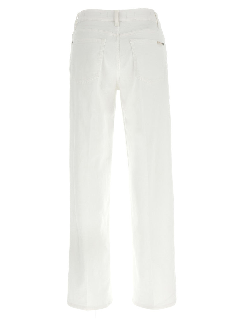White 'Stovepipe' jeans 2