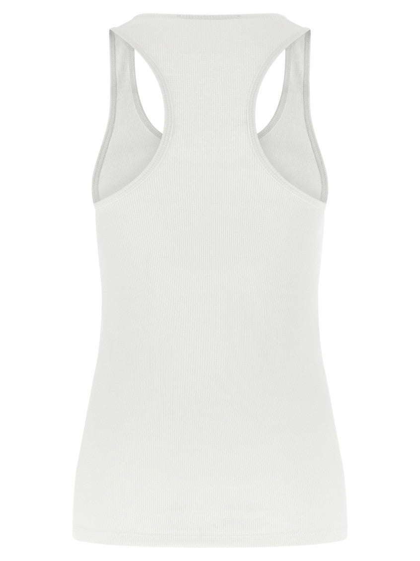 White Slogan 'Hardcore' Top 2