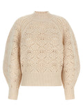 Beige 'Hypnotic Cable Knit' sweater 1