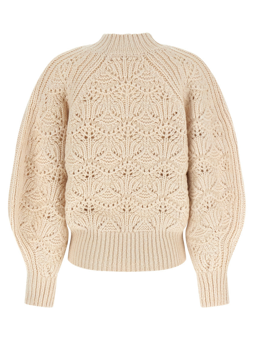 Beige 'Hypnotic Cable Knit' sweater 2