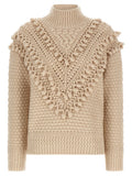 Beige 'Hypnotic Bauble' sweater 1