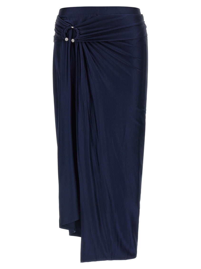 Navy Blue Piercing Skirt 1