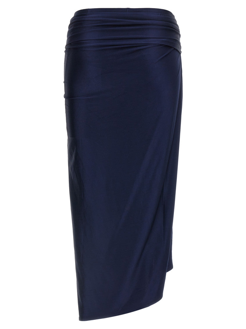 Navy Blue Piercing Skirt 2