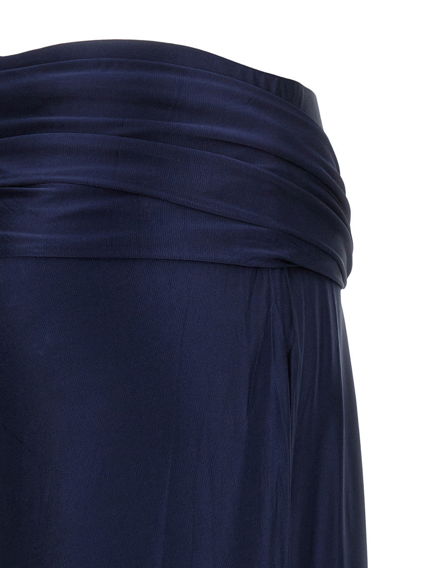 Navy Blue Piercing Skirt 4