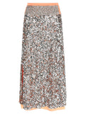 Silver Sequin skirt 1
