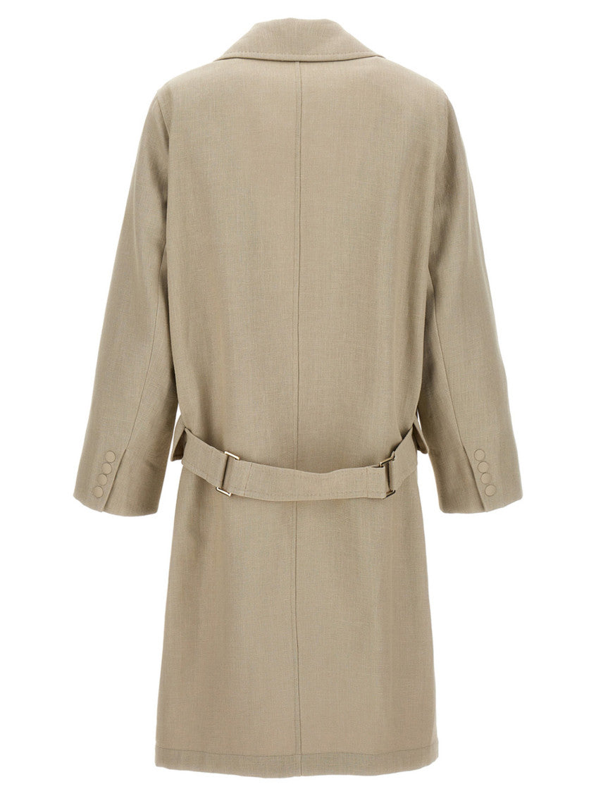 Beige Mescal Trench Coat 2
