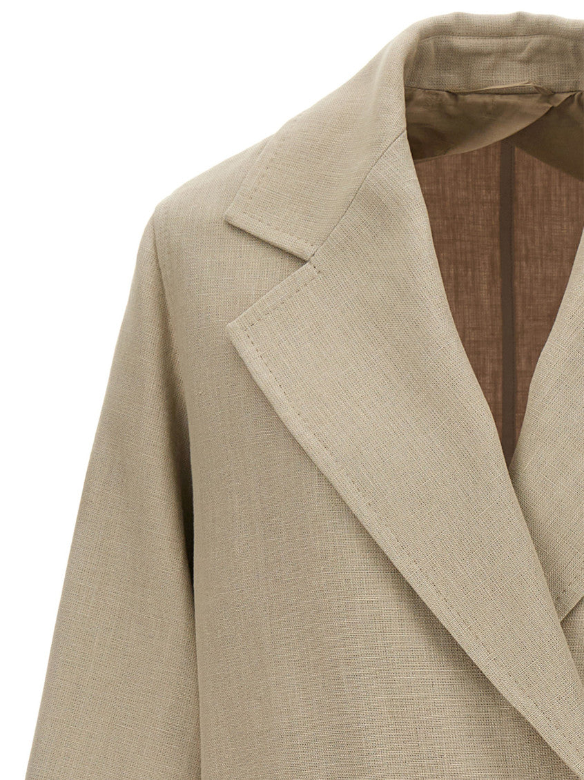 Beige Mescal Trench Coat 3