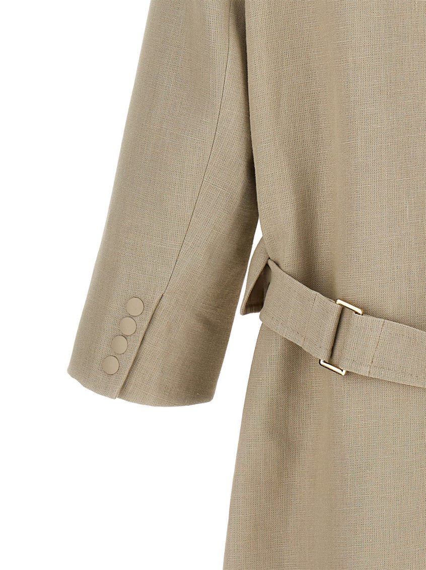 Beige Mescal Trench Coat 4