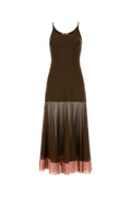 Brown Viscose Dress 1