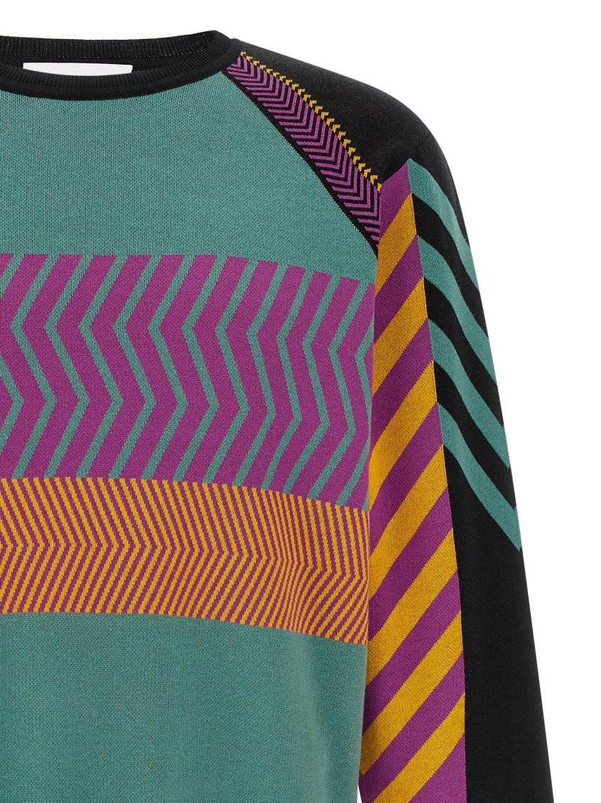 Multicolor 'Gizi Panelled' Sweater 3