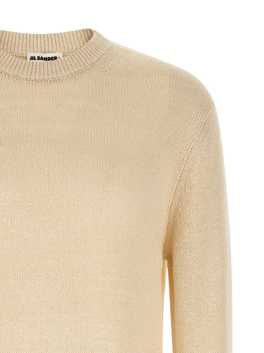 Beige Silk Hemp Sweater 3