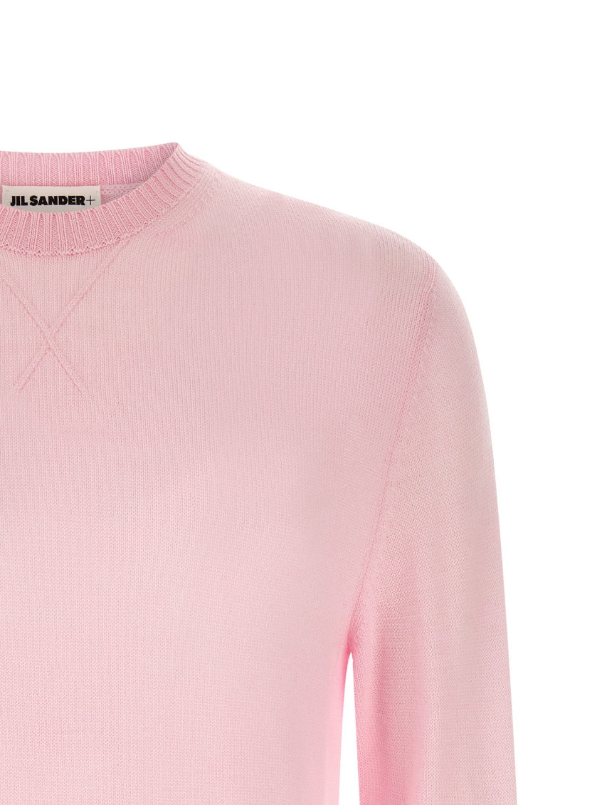 Pink Logo Embroidery Sweater 3