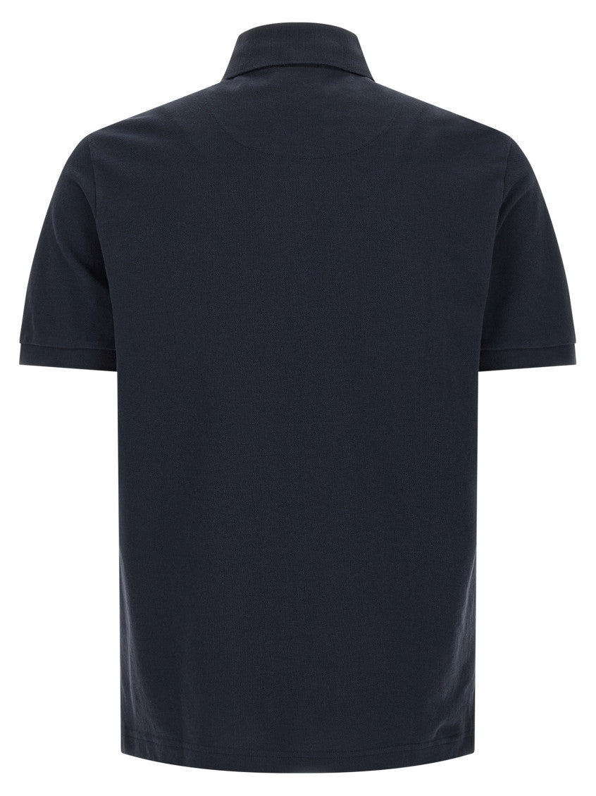Blue Embroidery Logo Polo 2