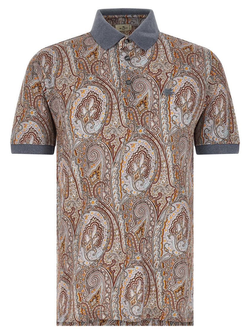 Multi Color Paisley Polo 1