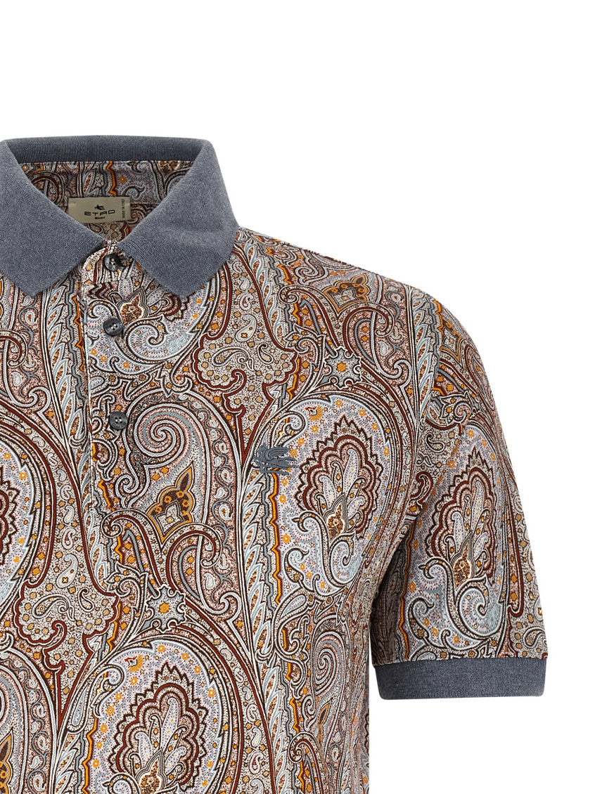 Multi Color Paisley Polo 3