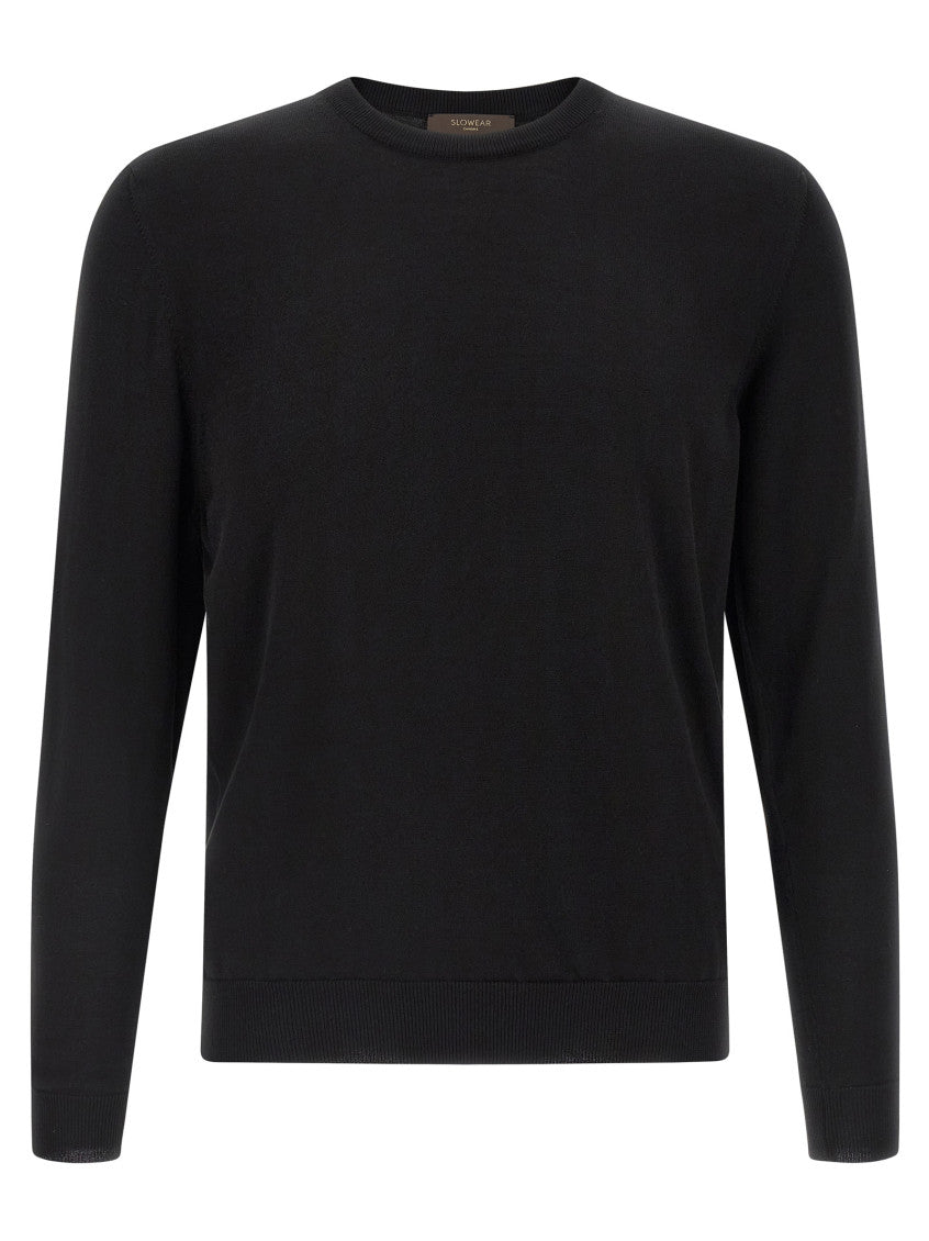 Black Cotton Sweater 1