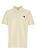 Beige Embroidered Logo Polo 1