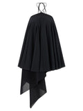 Black Halter Neck Mini Dress 1