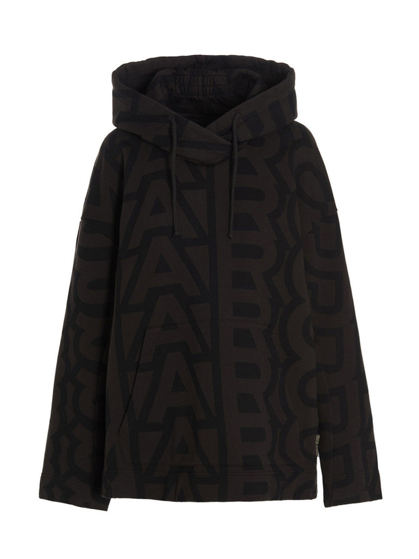 Black Monogram Hoodie 1