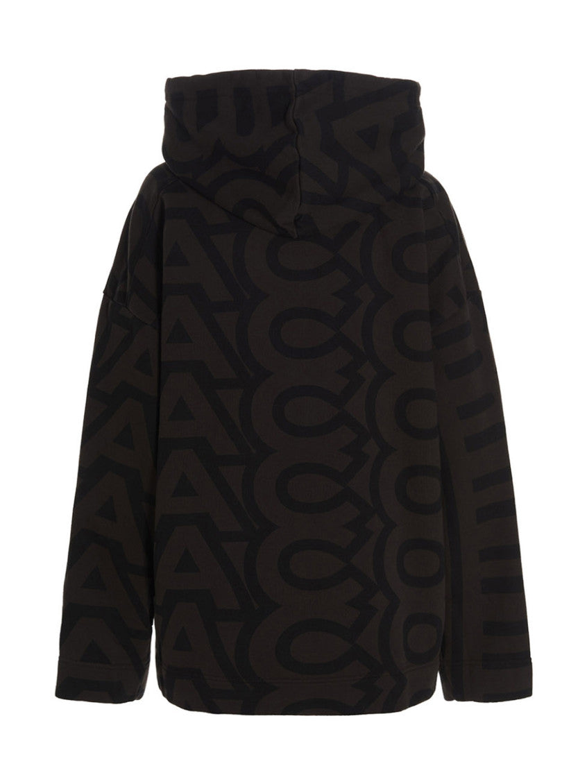 Black Monogram Hoodie 2
