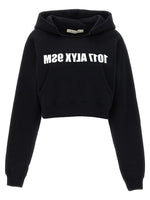 Black Cropped Hoodie 1