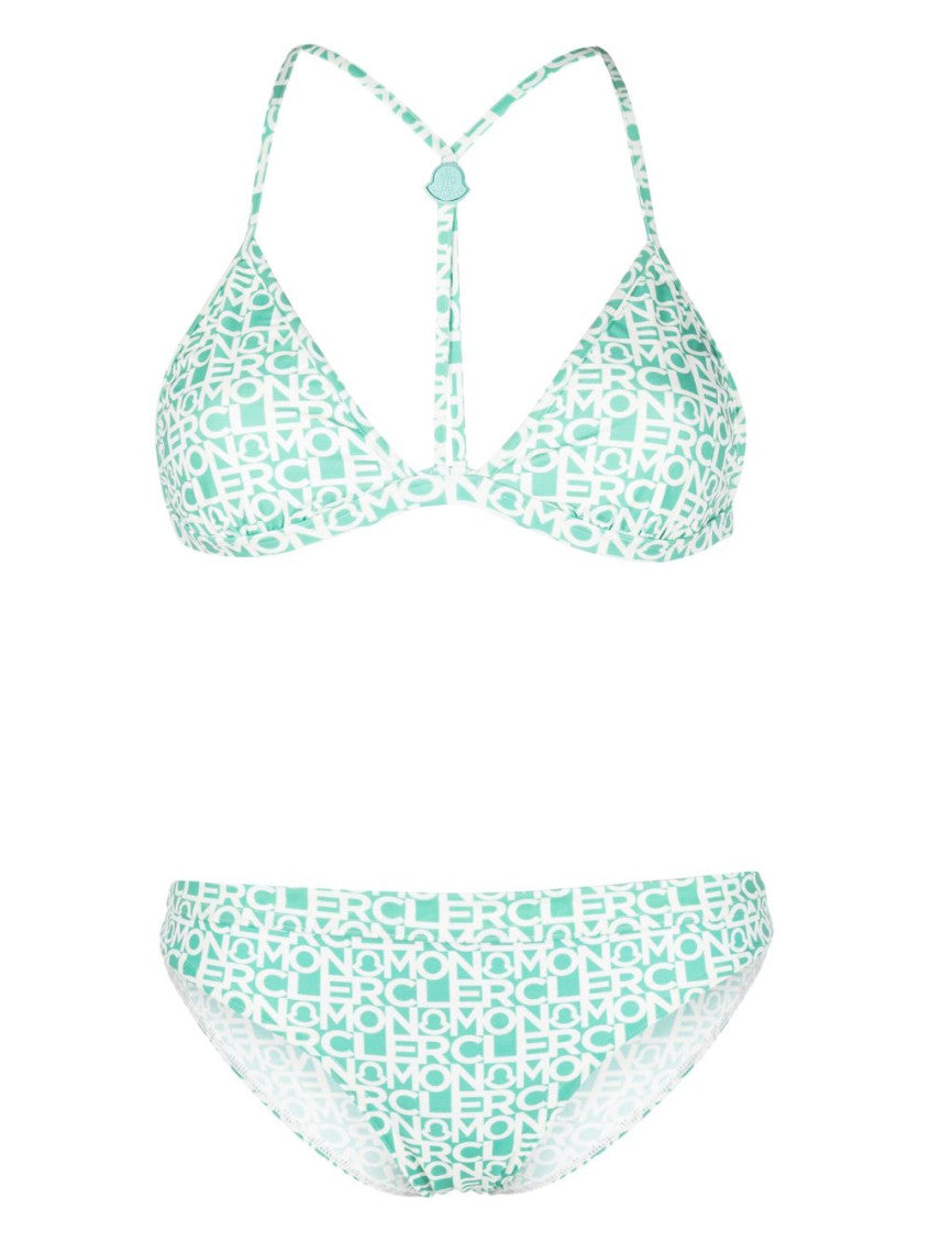 Sky Blue Triangle bikini set 1