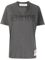 Dark Grey Cotton Logo T-shirt 1