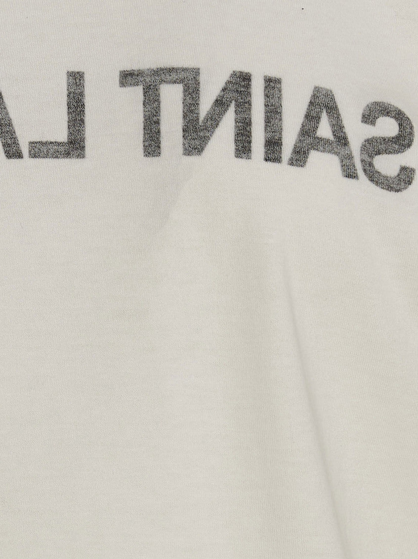 BlackWhite Logo Print T-shirt 4