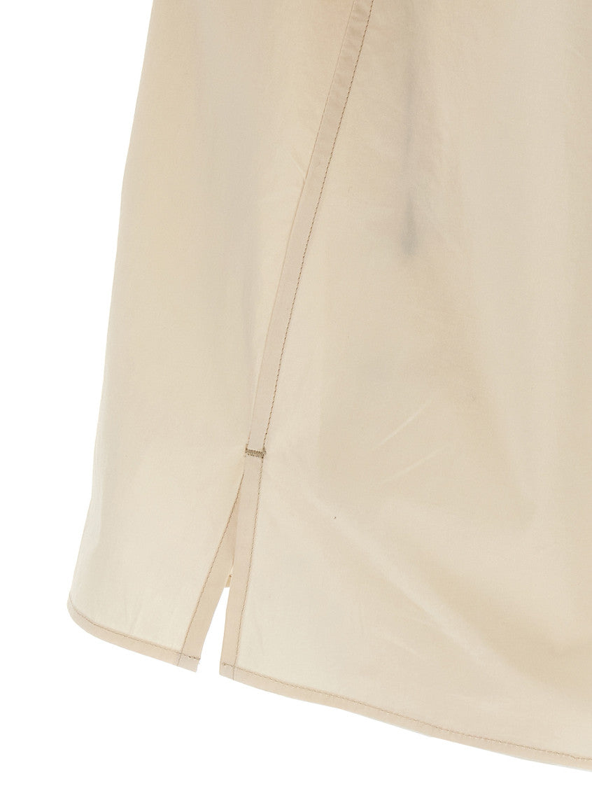 Beige 'Convertible' shirt 4