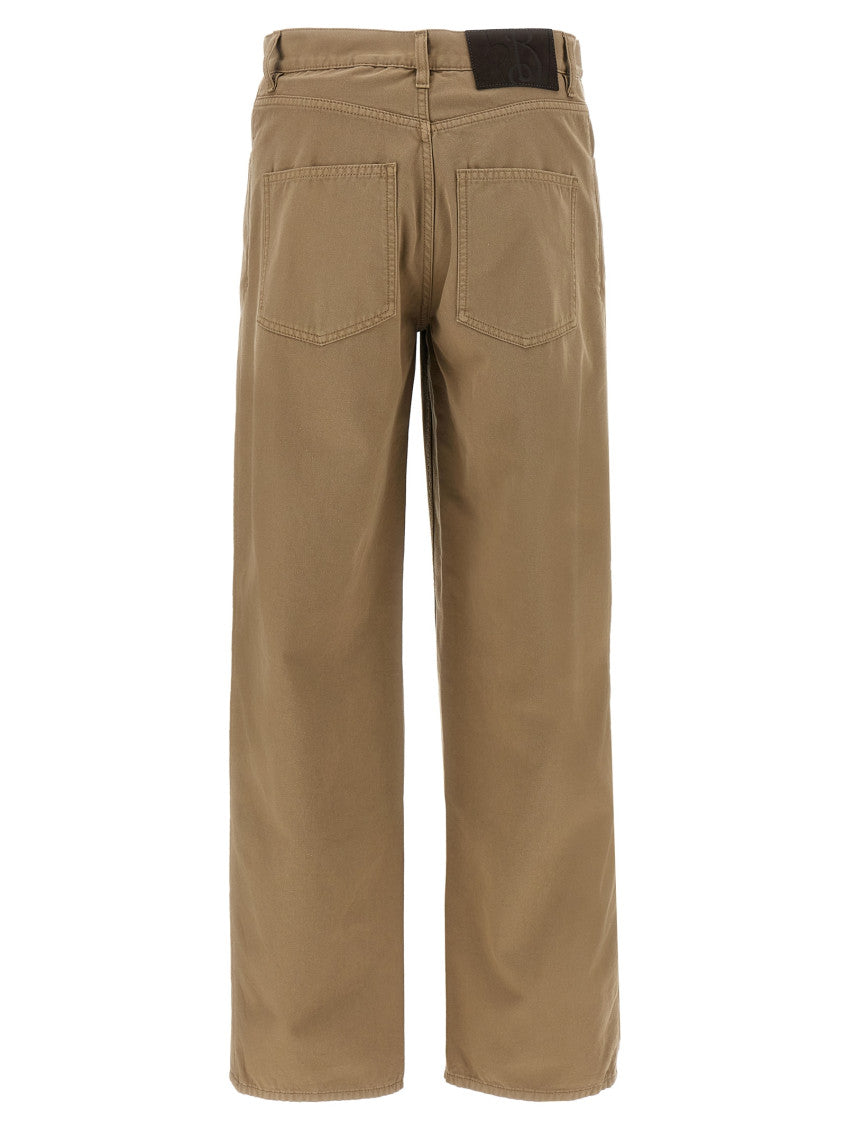 Beige 5-pocket Pants 2