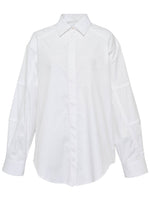 White Oversized Logo Shirt 1