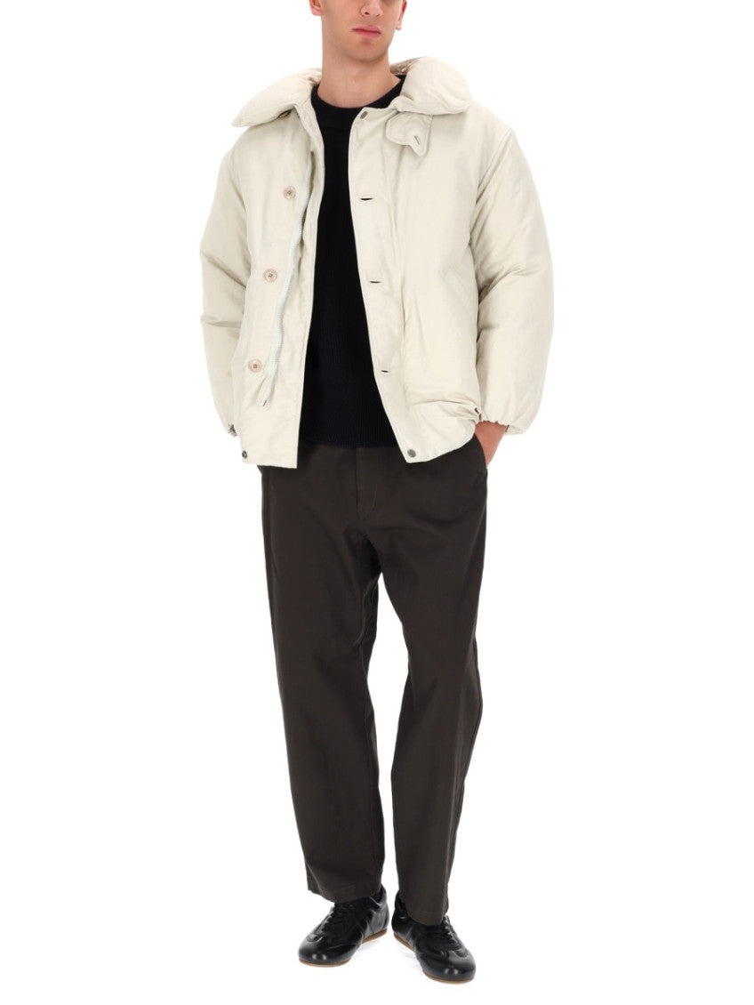 White Solid Hood Jacket 2