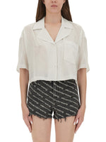 White Regular Stripes Shirt 1
