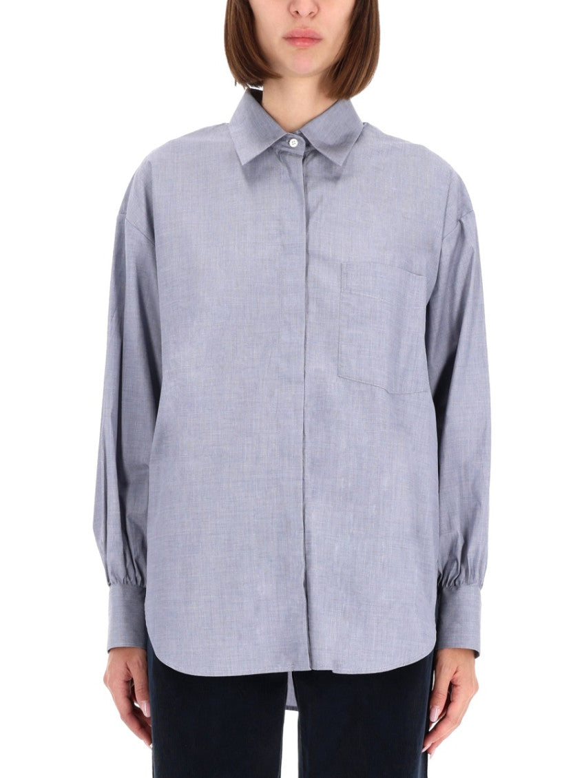 Blue Regular Solid Shirt 1