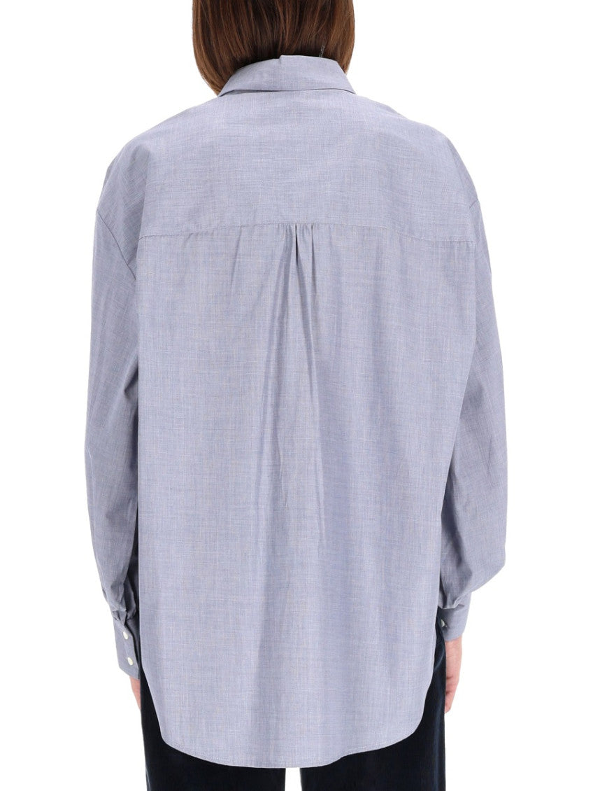 Blue Regular Solid Shirt 2