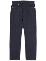 Navy Blue Solid Jeans 1