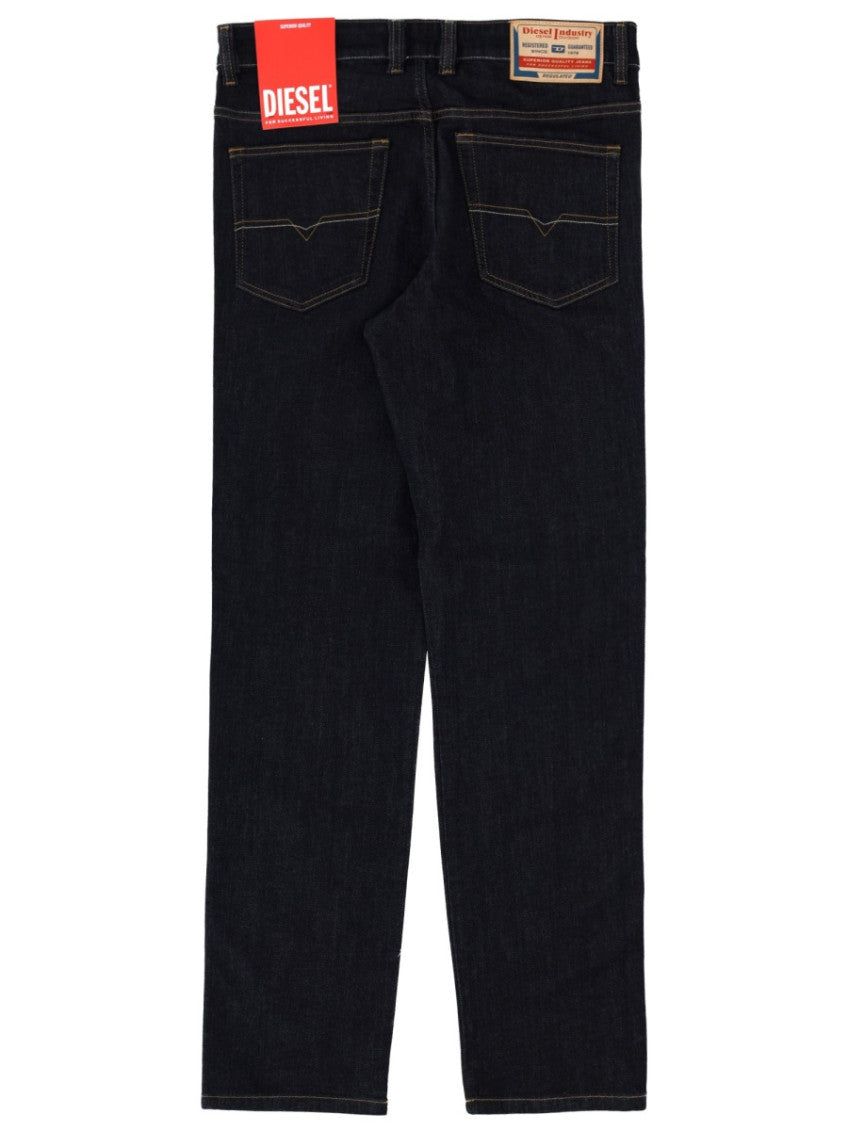 Dark Blue Mid Rise Jeans 6