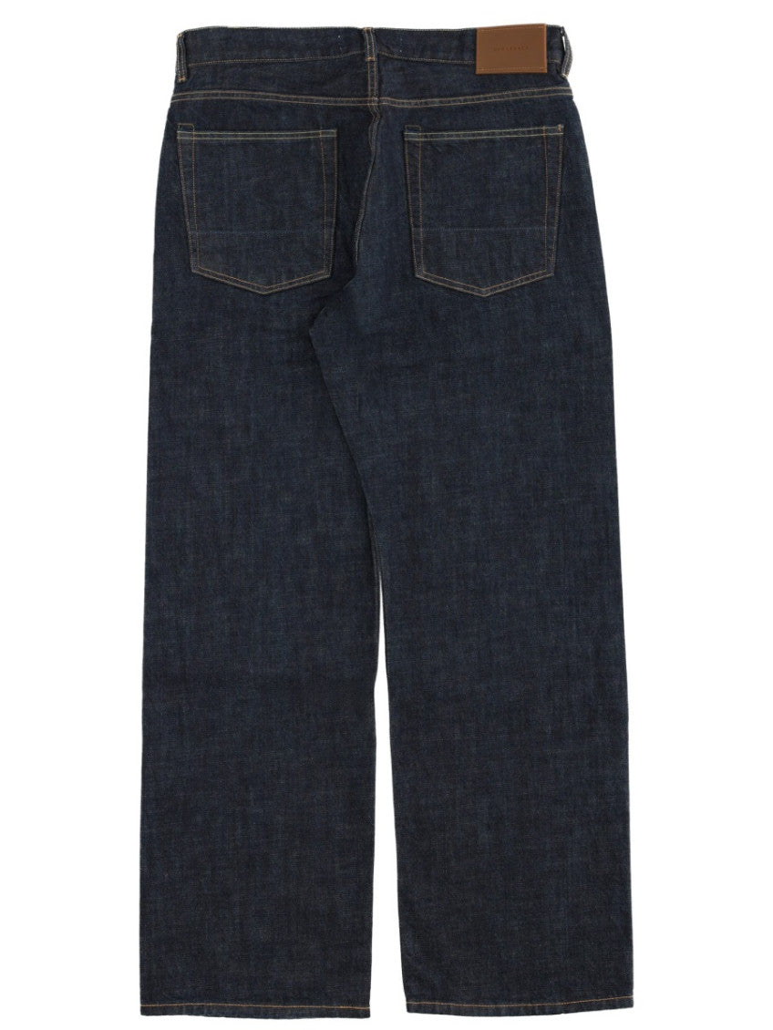 Dark Blue Straight Jeans 6