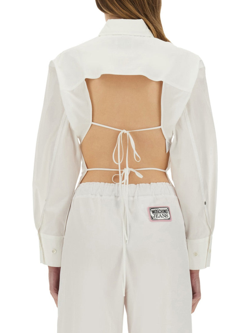 White Tailored Solid Shirt 2