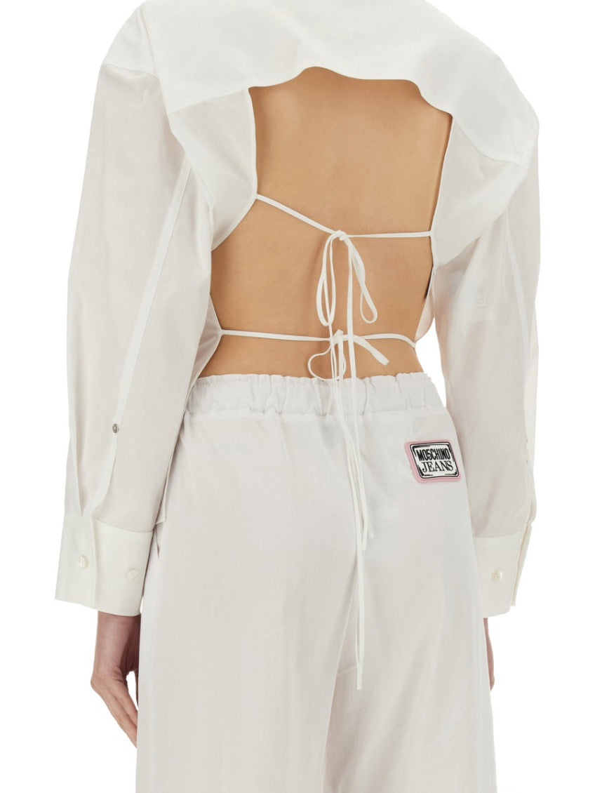 White Tailored Solid Shirt 3