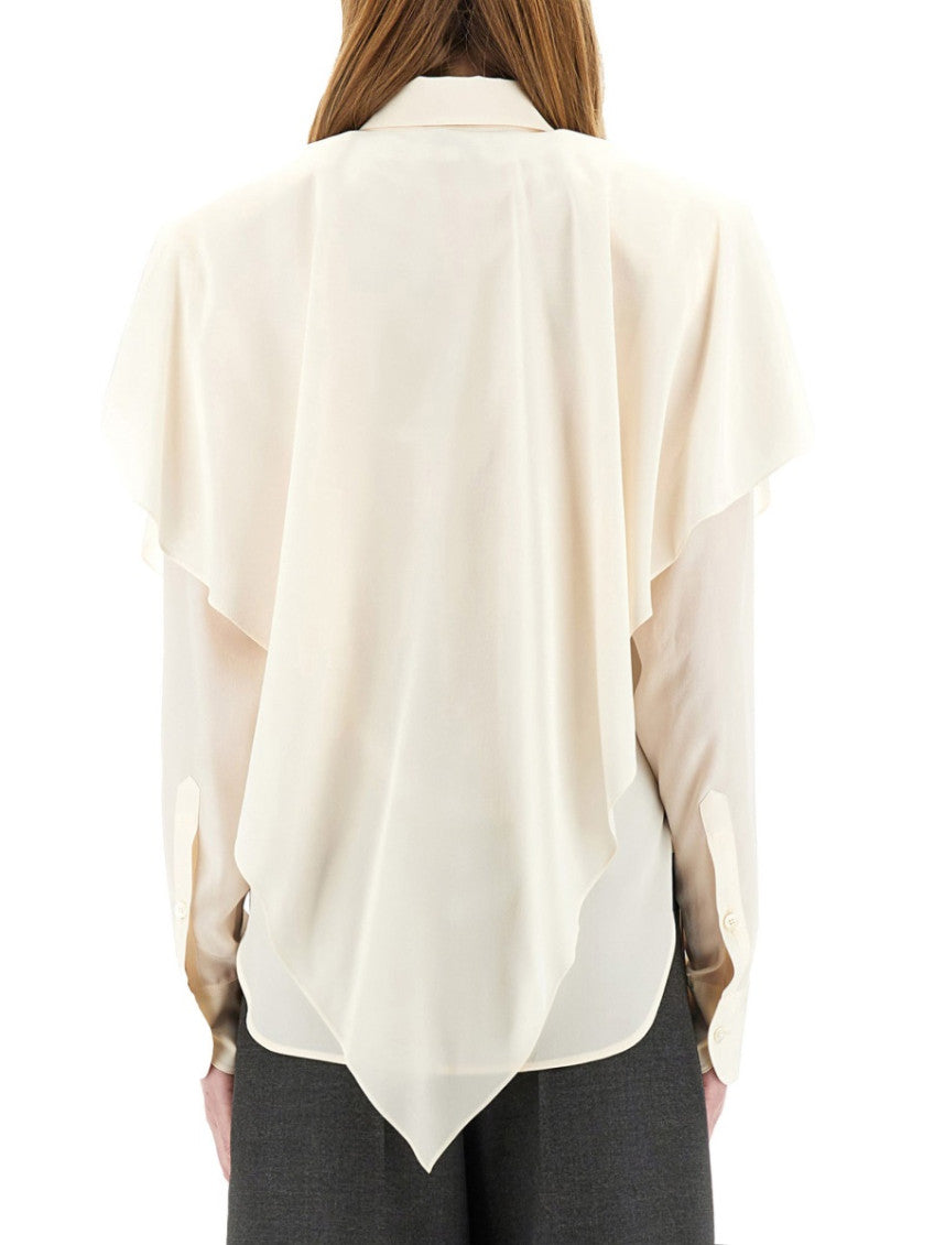 White Relaxed Solid Shirt 2