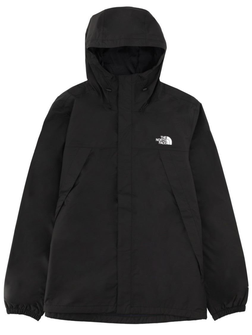 Black Solid Hood Jacket 1
