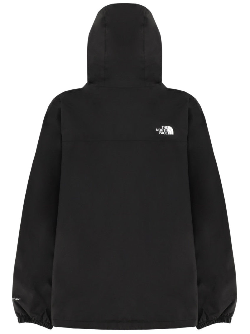 Black Solid Hood Jacket 2