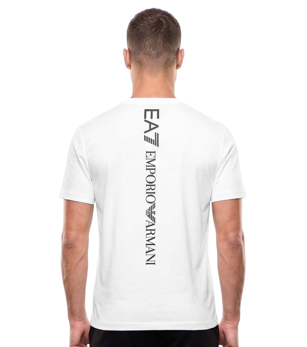 White Logo Crew Neck T-Shirt 3