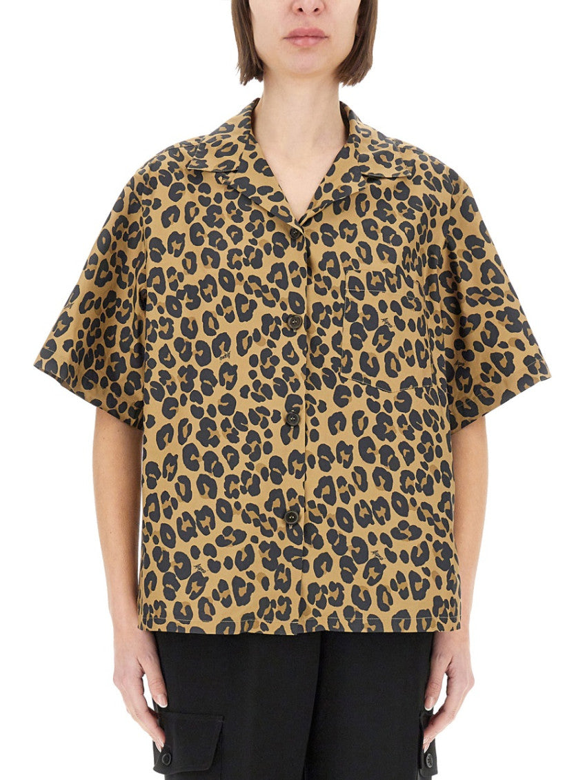 Leopard Loose Animal Print Shirt 1