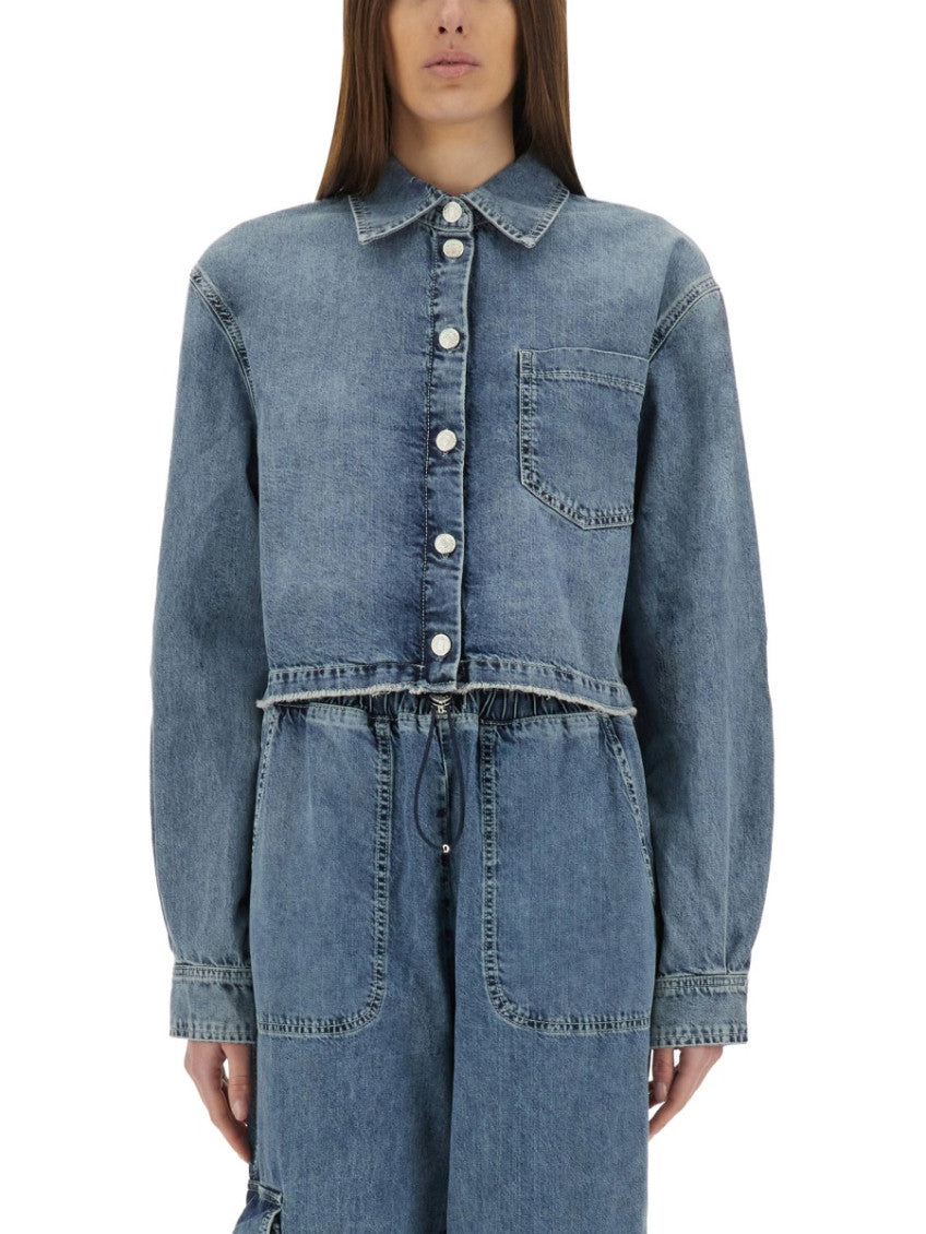 Denim Regular Solid Shirt 1